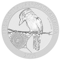 (image for) 2008 1oz Silver KOOKABURRA
